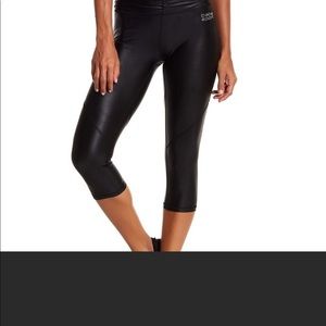 Bebe black Capri sports wear pants NWT